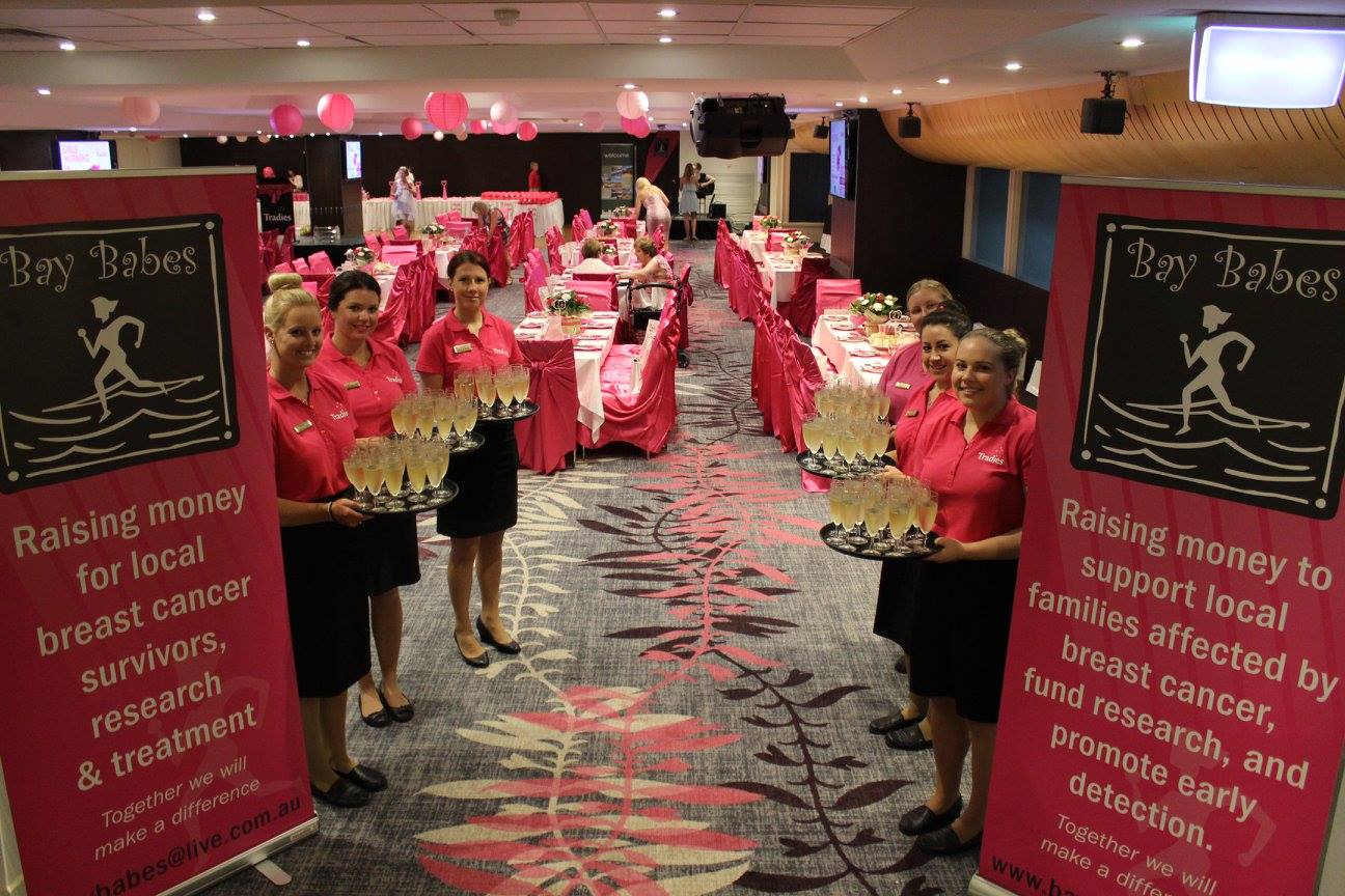 Bay Babes Sutherland shire, raising funds for cancer research, girls morning in, breast cancer research